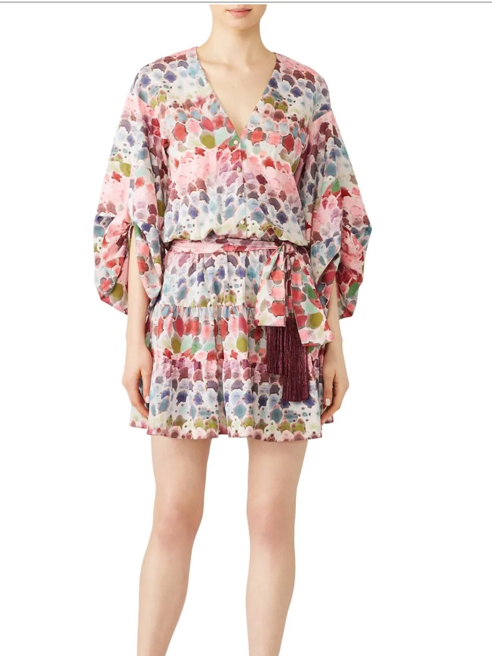 ALEXIS - Damiani multi print dress NO BELT